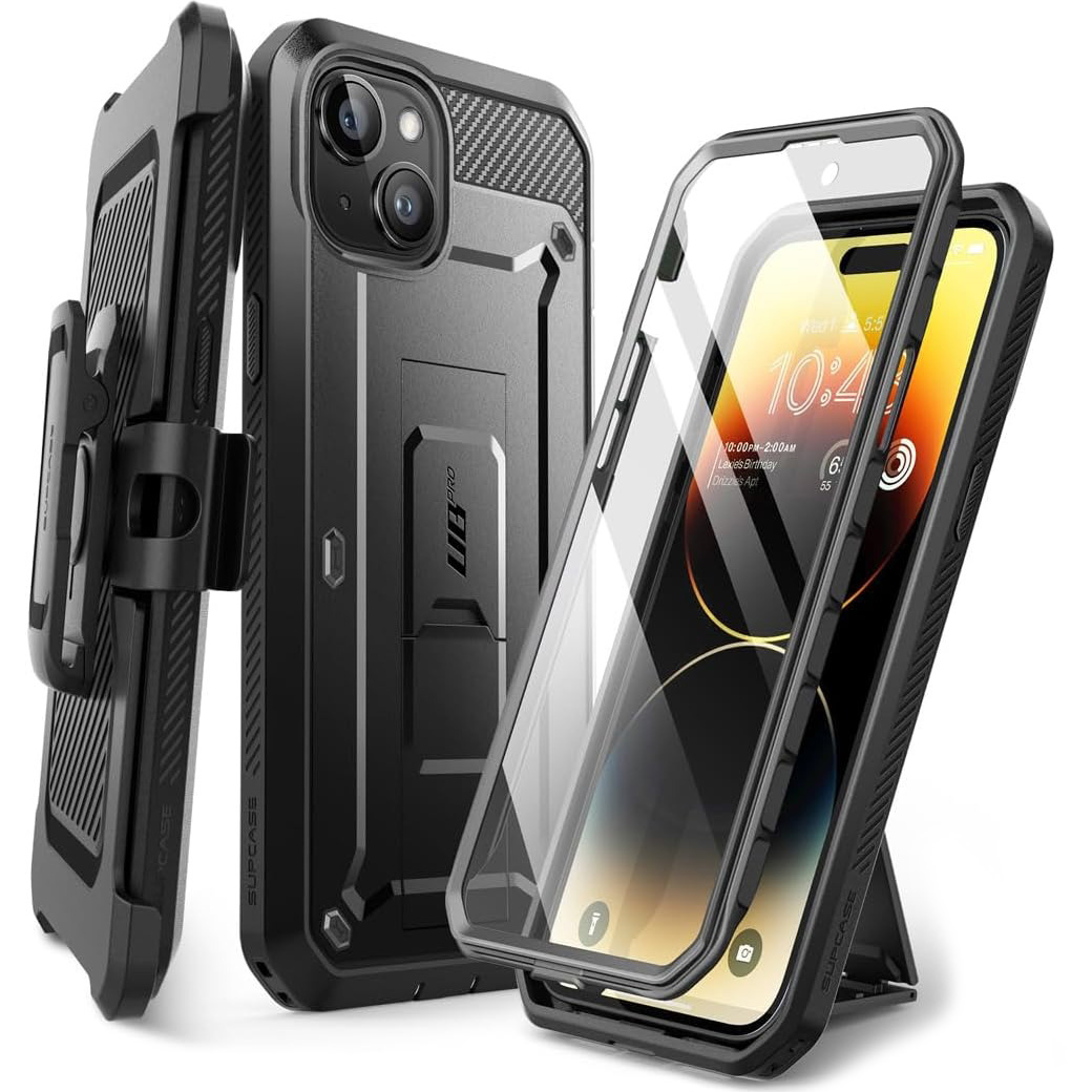 Etui pancerne Supcase Unicorn Beetle Pro do iPhone 15, czarne